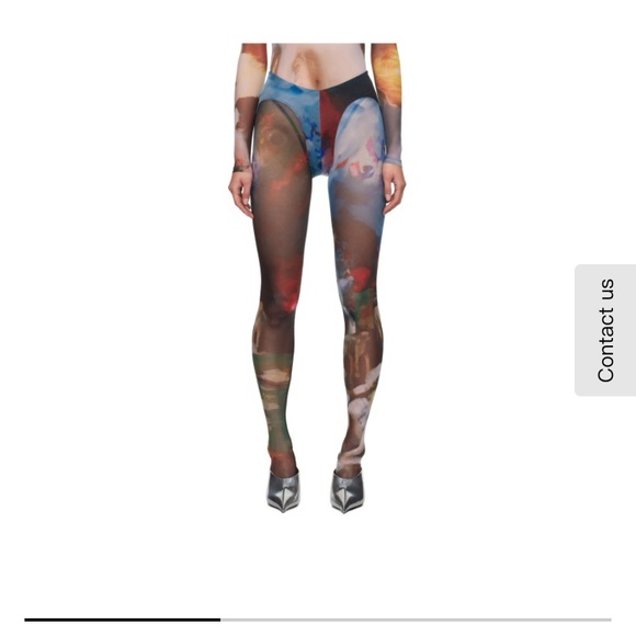 Colorful Art Print Tights